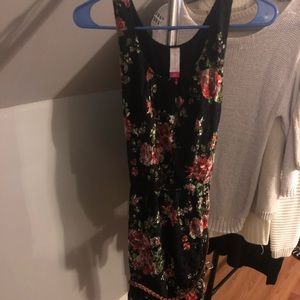 Black Flowery Dress
